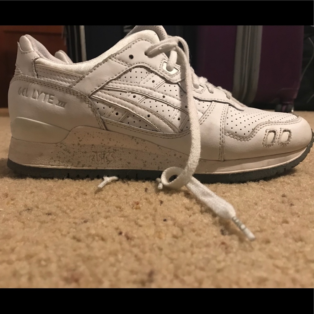 White Leather ASICS